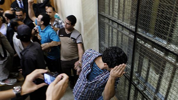 صورة لشبان مصريين أصدرت القضاء بحق كل واحد منهم حكماً بالسجن المؤبد بعد إدانتهم بارتكاب جرائم جنسية صورة لشبان مصريين أصدرت القضاء بحق كل واحد منهم حكماً بالسجن المؤبد بعد إدانتهم بارتكاب جرائم جنسية