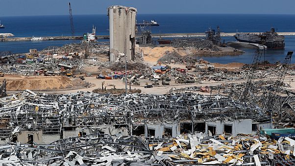 مرفأ بيروت المدمر مرفأ بيروت المدمر