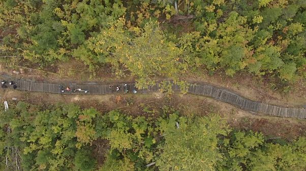 The path will allow people to more easily visit the famous Voskhod-2 spacecraft landing site The path will allow people to more easily visit the famous Voskhod-2 spacecraft landing site