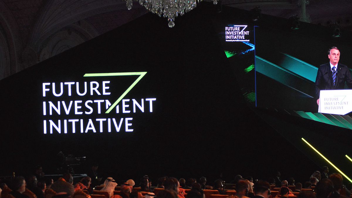 منتدى مبادرة الاستثمار المستقبلي (FII) في مركز الملك عبد العزيز للمؤتمرات في العاصمة السعودية الرياض. 2019
