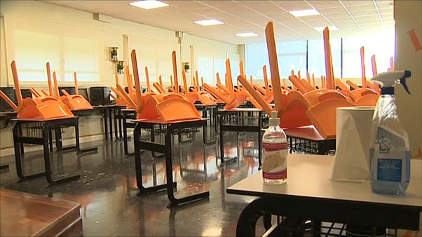 Aula preparada para la Covid en ESPAÑA Aula preparada para la Covid en ESPAÑA