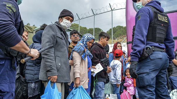 Πρόσφυγες στη Μόρια Πρόσφυγες στη Μόρια