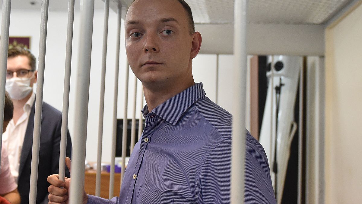 Иван Сафронов на судебных слушаниях 7 июля 2020