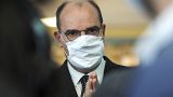 French Prime Minister Jean Castex in Chateauroux, central France, Tuesday Sept.1, 2020.