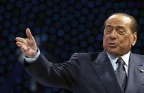 Silvio Berlusconi, Italian former Premier and President of Forza Italia party.