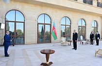 Azerbaycan Cumhurbaşkanı İlham Aliyev, Yunan Büyükelçiyi kabul etti