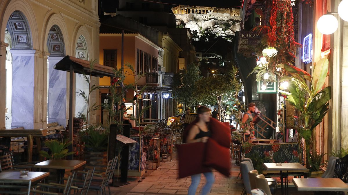 Atina'da restoranlar