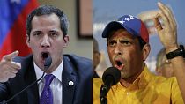 Venezuela muhalefet liderleri Juan Guaido// Henrique Capriles