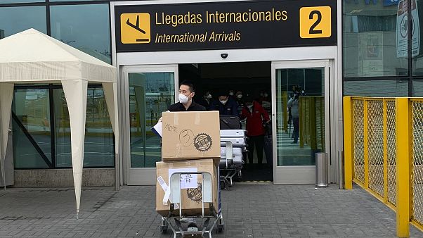 Sinopharm's vaccine testing samples arrive in Peru Sinopharm's vaccine testing samples arrive in Peru