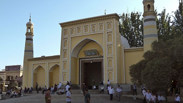 Kaşgar'da bulunan bir cami Kaşgar'da bulunan bir cami