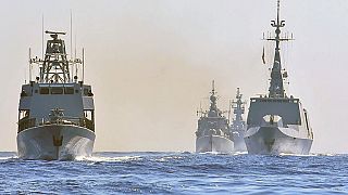 Török hadihajók a Földközi-tengeren