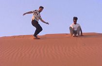 Sand-Surfen in Saudi-Arabien