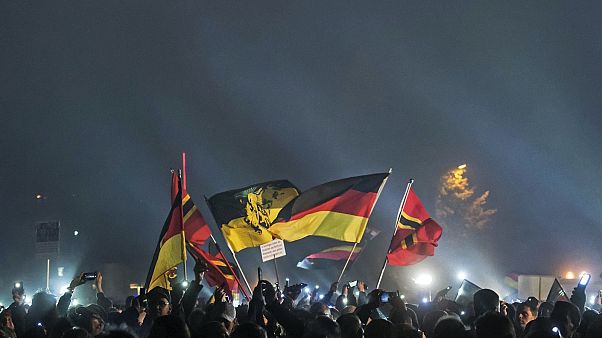 Szélsőjobbos megmozdulás Erfurtban, 2015 októberében Szélsőjobbos megmozdulás Erfurtban, 2015 októberében