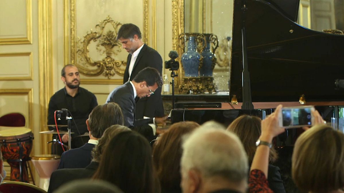 Omar Harfouch auf dem Konzert für Beirut