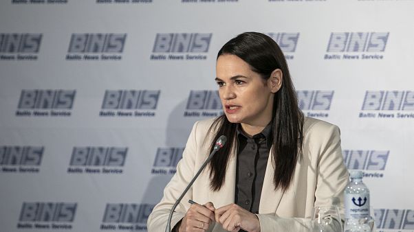 Belaruslu muhalif lider Svetlana Tikhanovskaya Belaruslu muhalif lider Svetlana Tikhanovskaya