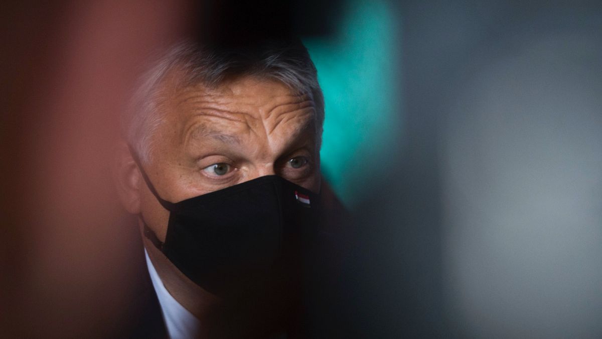 Orbán Viktor miniszterelnök a V4-ek júniusi csúcsértekezletén, Csehországban