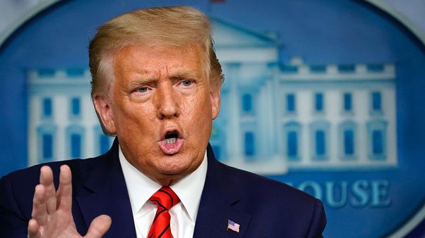 Donald Trump sajtóértekezlete a Fehér Házban Donald Trump sajtóértekezlete a Fehér Házban