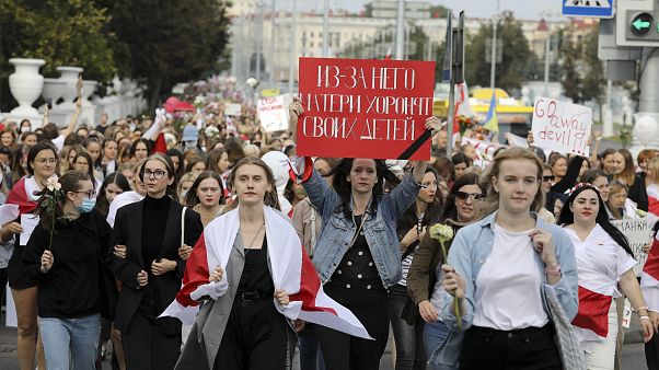 Minsk, manifestazione contro Lukashenko Minsk, manifestazione contro Lukashenko