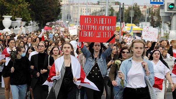 В Минске прошел "Женский марш солидарности" В Минске прошел "Женский марш солидарности"
