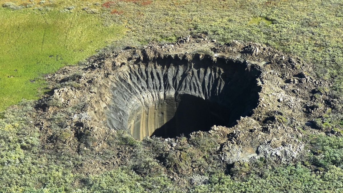 A Jamal-fészigeten 2014-ben felfedezett kráter