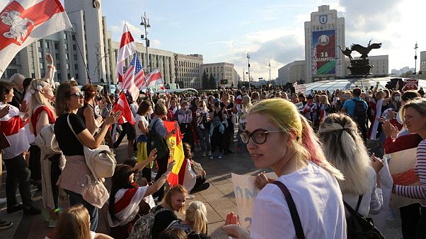 Frauendemo in Minsk am 5.9.2020 Frauendemo in Minsk am 5.9.2020