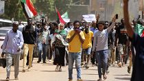 Sudan'da bir halk protestosu
