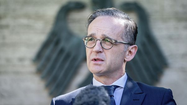 وزيرا خارجية ألمانيا هايكو ماس خلال كلمة في برلين وزيرا خارجية ألمانيا هايكو ماس خلال كلمة في برلين
