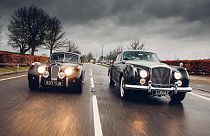Restore edilmiş Jaguar ve Bentley marka otomobiller