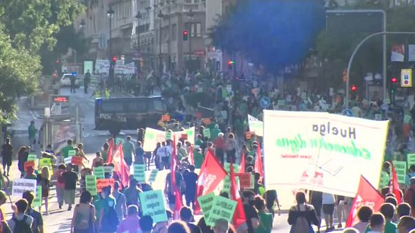 Manifestación de la 'Marea verde' en Madrid Manifestación de la 'Marea verde' en Madrid