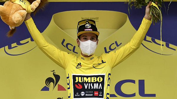 Pogacar gana al sprint y Roglic arrebata a Yates el maillot amarillo Pogacar gana al sprint y Roglic arrebata a Yates el maillot amarillo