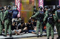 Hong Kong'daki eylemlerde 90 gözaltı