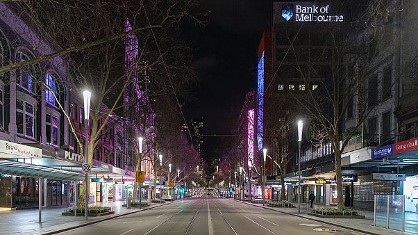 Kihalt Melbourne főutcája, a Swanston Street Kihalt Melbourne főutcája, a Swanston Street