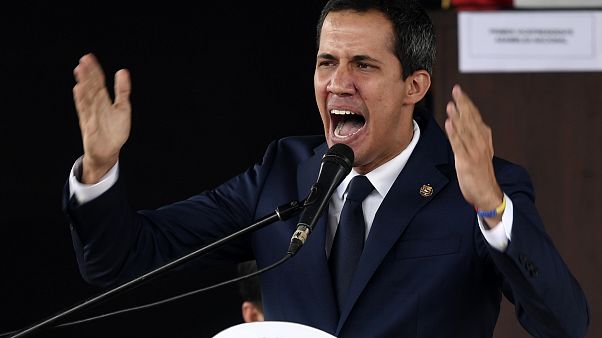 Imagen de archivo del líder opositor Juan Guaidó Imagen de archivo del líder opositor Juan Guaidó