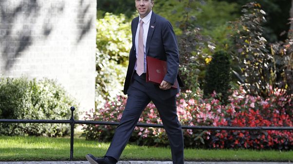Britain's Health Secretary Matt Hancock arrives in Downing Street in London, Wednesday, Sept. 2, 2020. Britain's parliament returned Tuesday after the summer break. Britain's Health Secretary Matt Hancock arrives in Downing Street in London, Wednesday, Sept. 2, 2020. Britain's parliament returned Tuesday after the summer break.