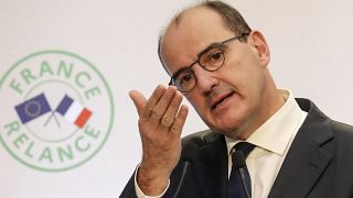 FILE: French Prime Minister Jean Castex speaks during a press conference in Paris - September 2020.