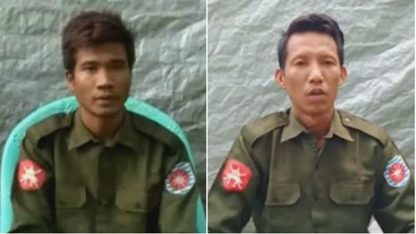 Myanmar ordusundan firar eden iki asker Myanmar ordusundan firar eden iki asker