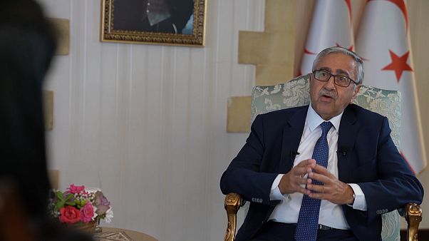 Northern Cyprus's president has called for EU countries to calm tensions in the eastern Mediterranean Northern Cyprus's president has called for EU countries to calm tensions in the eastern Mediterranean