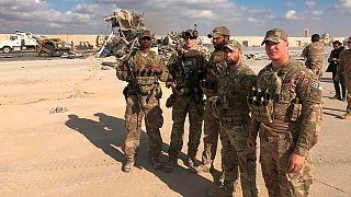سربازان آمریکایی در پایگاه عین‌الاسد