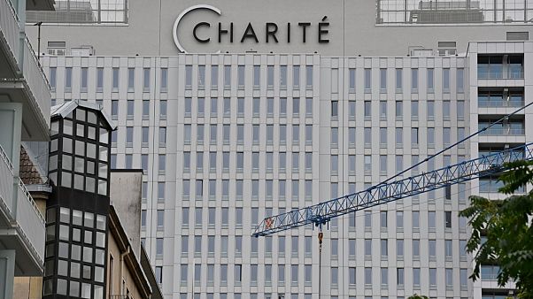 المستشفى الذي يرقد فيه نافالني في برلين 8 سبتمبر 2020 المستشفى الذي يرقد فيه نافالني في برلين 8 سبتمبر 2020