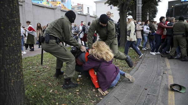 Задержания на акции в поддержку Марии Колесниковой в Минске 8 сентября 2020 г. Задержания на акции в поддержку Марии Колесниковой в Минске 8 сентября 2020 г.