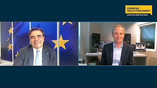 Margaritis Schinas spoke to Euronews during the final plenary of the 5th European Health Parliament.