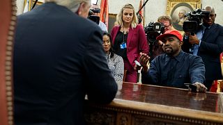 Kanye West ABD Başkanı Trump ile bir araya gelmişti