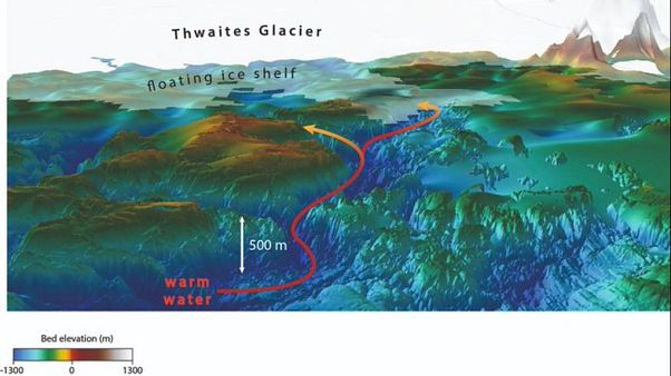 A Thwaites-gleccser A Thwaites-gleccser