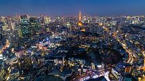 شهر توکیو در شب