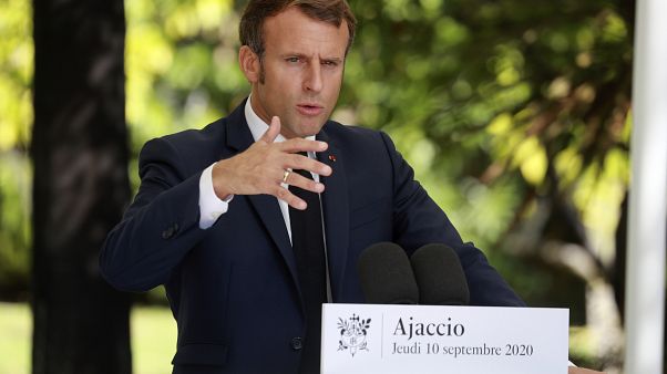 Emmanuel Macron à Ajaccio Emmanuel Macron à Ajaccio