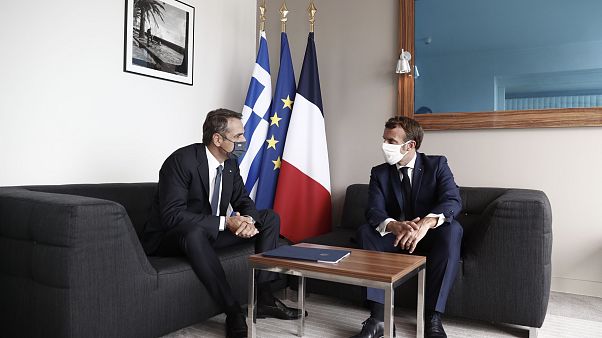 Κ. Μητσοτάκης - Ε. Μακρόν στην Κορσική Κ. Μητσοτάκης - Ε. Μακρόν στην Κορσική