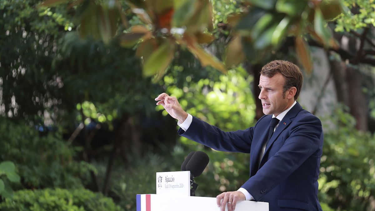 Emmanuel Macron lud zum Gipfeltreffen auf Korsika