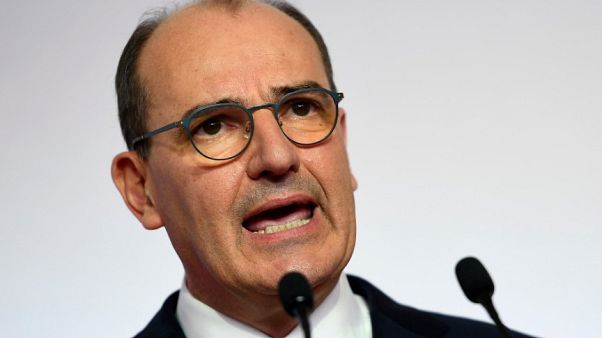 Une conférence précédente sur le Covid-19 tenue par le Premier ministre français, Jean Castex, le 27 août 2020 à Paris Une conférence précédente sur le Covid-19 tenue par le Premier ministre français, Jean Castex, le 27 août 2020 à Paris