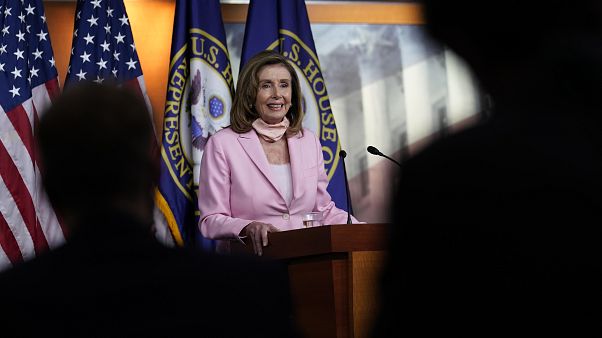 Nancy Pelosi, Speaker della Camera americana. Nancy Pelosi, Speaker della Camera americana.