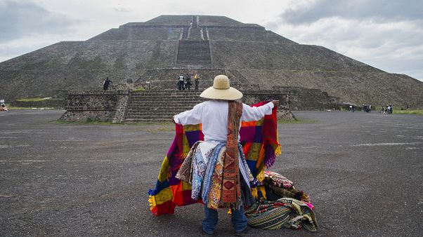 Mexico's archaeological site of Teotihuacan reopens amid the COVID-19 pandemic Mexico's archaeological site of Teotihuacan reopens amid the COVID-19 pandemic